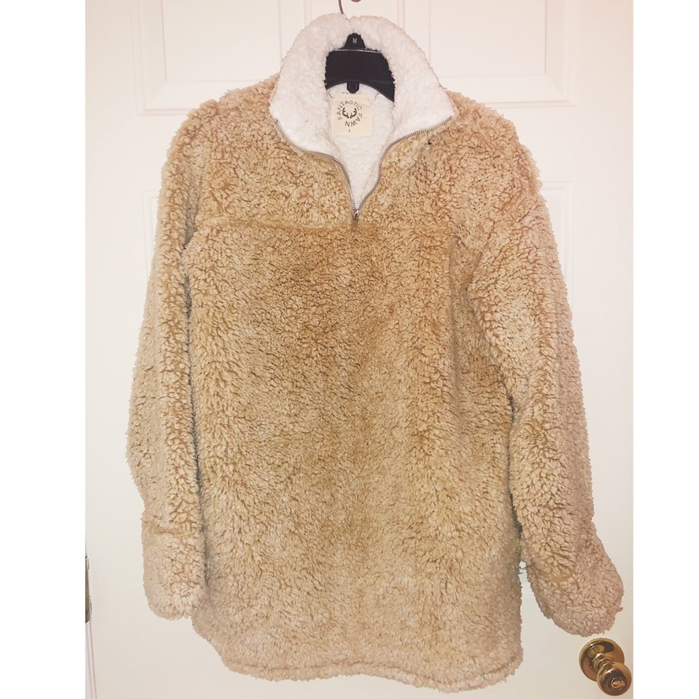 Fuzzy Sherpa Jacket